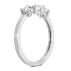 Sparkles 3 Stone Ring 0.75 Carat Diamond