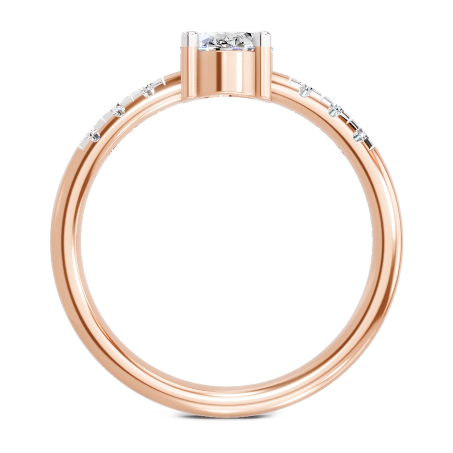 1.17 Carat Oval Solitaire Ring FG VS Diamond
