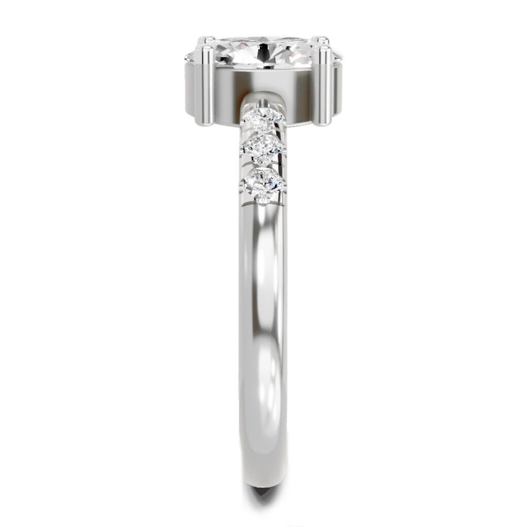 1.17 Carat Oval Solitaire Ring FG VS Diamond