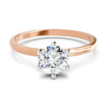1.17 Carat Oval Solitaire Ring FG VS Diamond