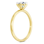 Sparkles 6 Prong Solitaire Ring 0.75 Carat Diamond