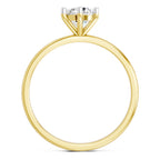 Sparkles 6 Prong Solitaire Ring 0.75 Carat Diamond