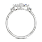 Sparkles Four Stone Cluster Ring 0.87 Carat