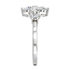 Sparkles Four Stone Cluster Ring 0.87 Carat