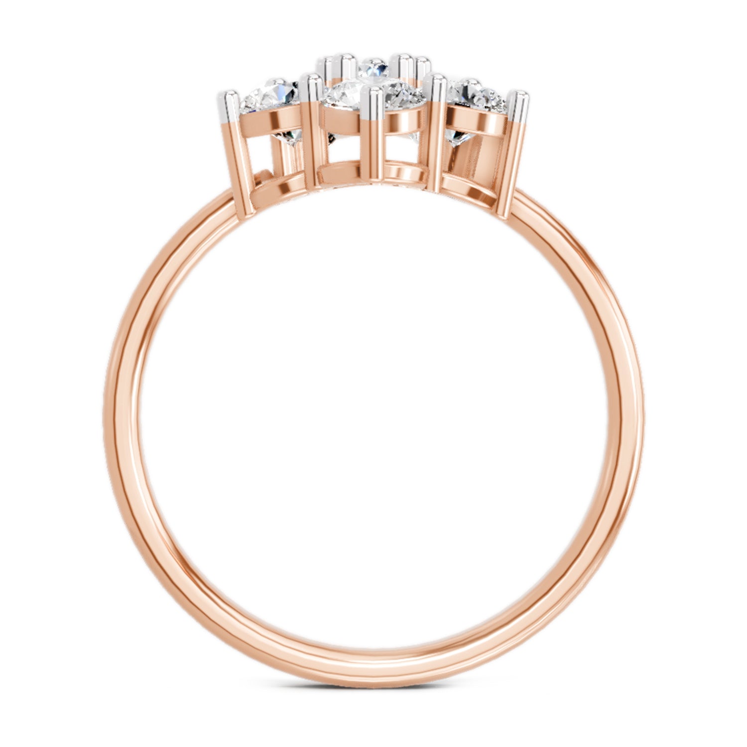 1.13 Carat Floral Ring FG VS Diamond