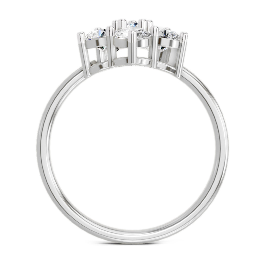 1.13 Carat Floral Ring FG VS Diamond