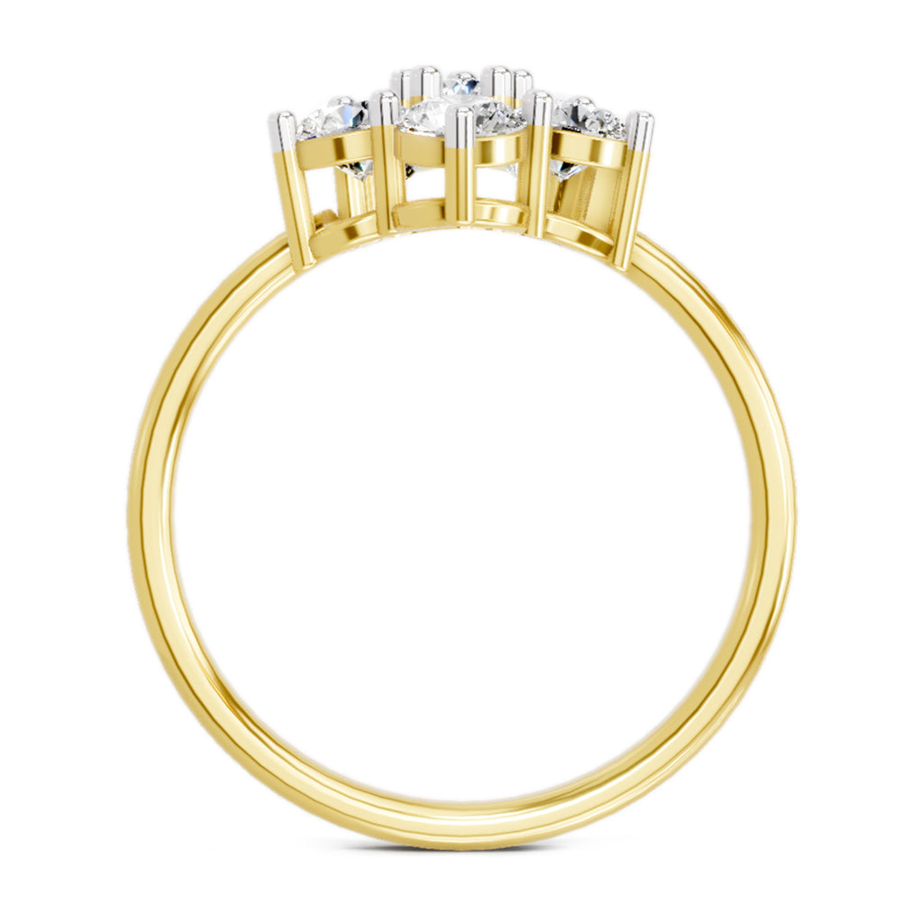 1.13 Carat Floral Ring FG VS Diamond