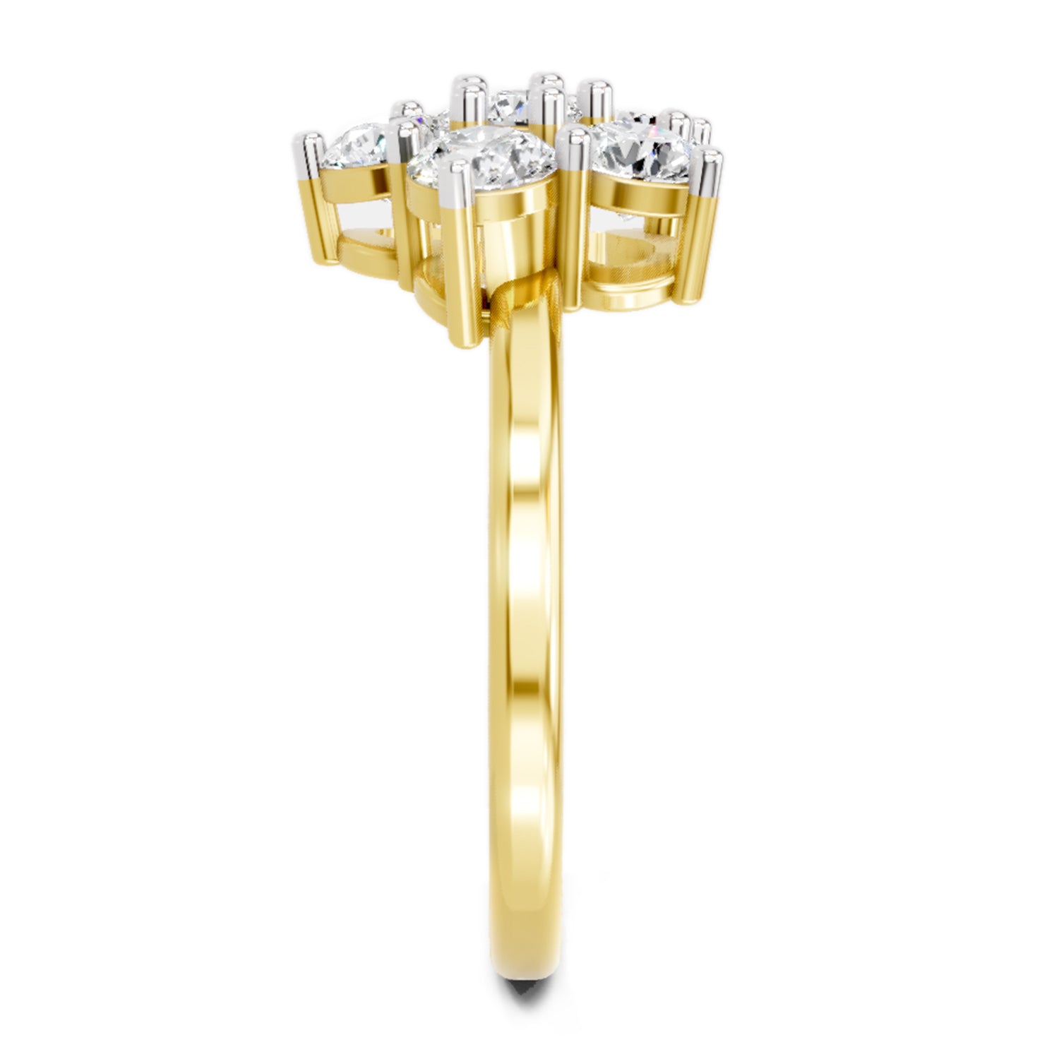 1.13 Carat Floral Ring FG VS Diamond