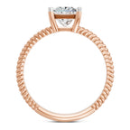 1 Carat Square Ring FG VS Diamond