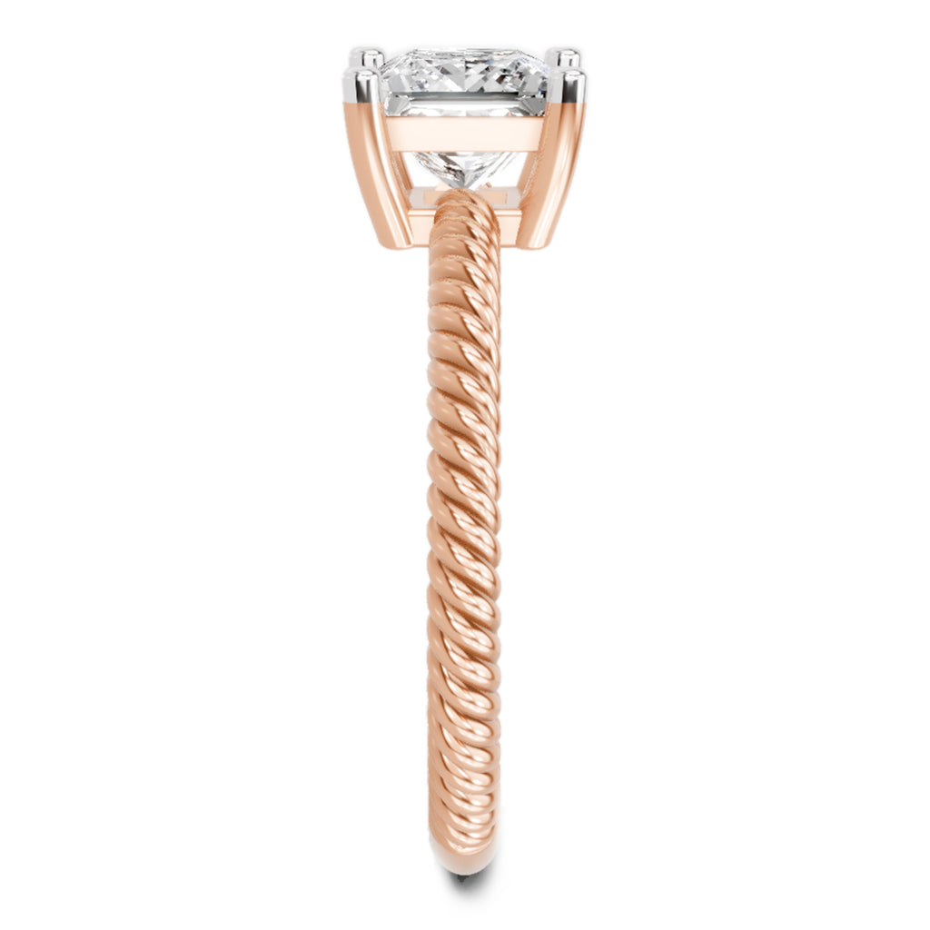 1 Carat Square Ring FG VS Diamond