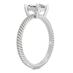 1 Carat Square Ring FG VS Diamond