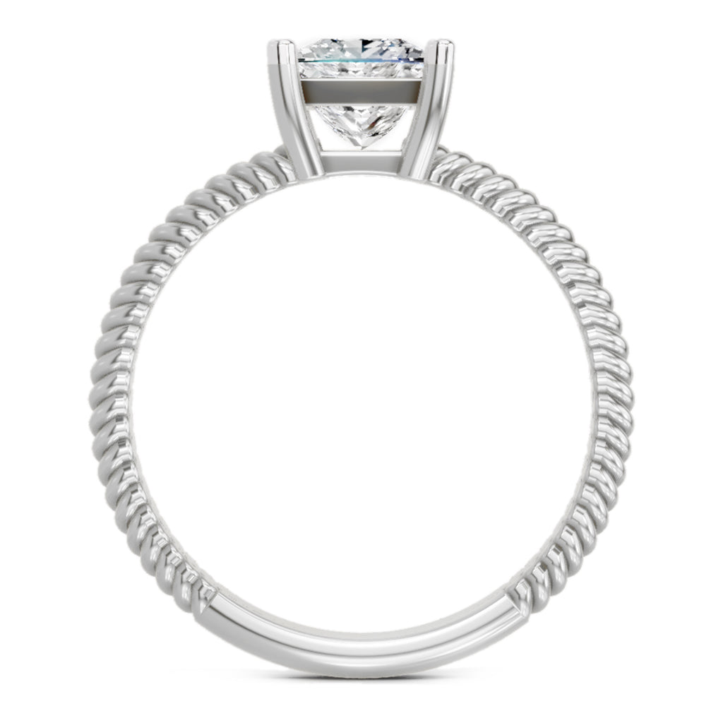 1 Carat Square Ring FG VS Diamond