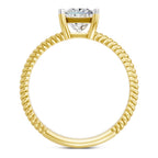 1 Carat Square Ring FG VS Diamond