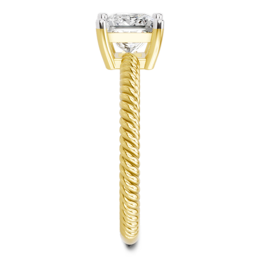 1 Carat Square Ring FG VS Diamond