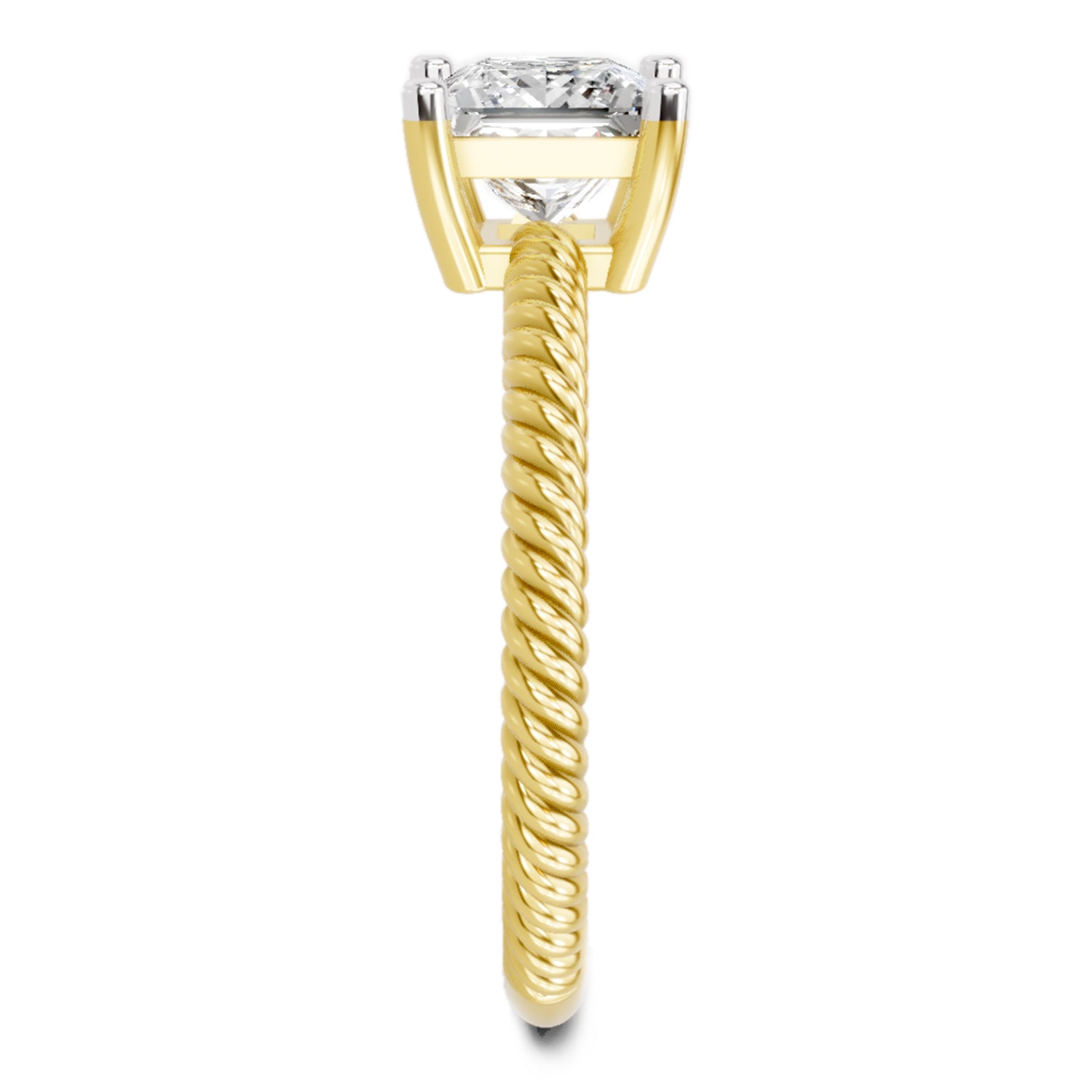 1 Carat Square Ring FG VS Diamond