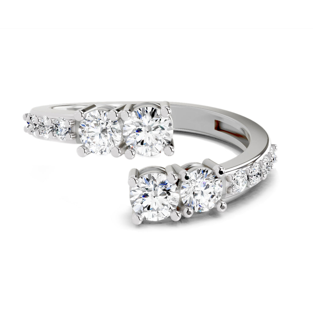 0.96 Carat Open Ring FG VS Diamond