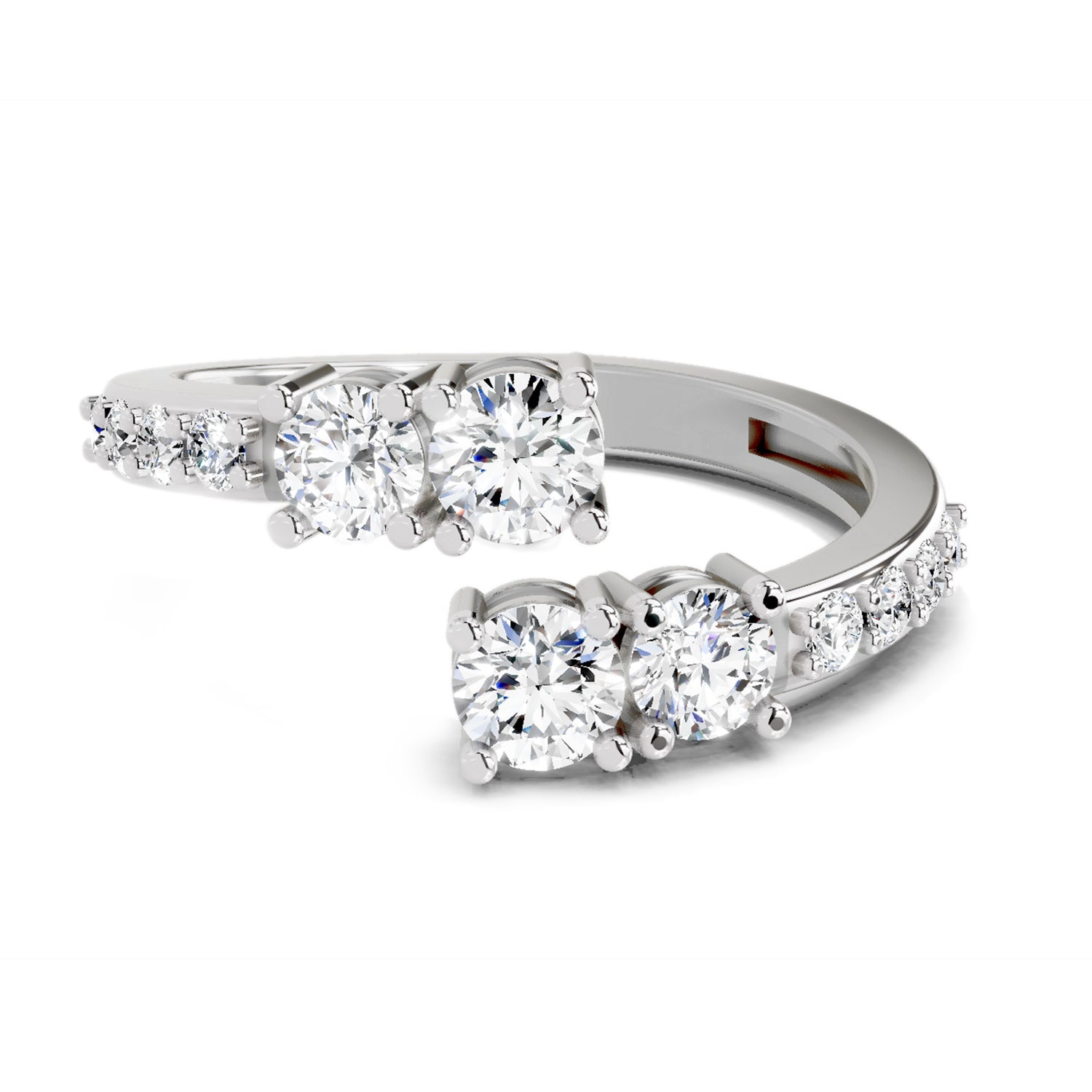 0.96 Carat Open Ring FG VS Diamond