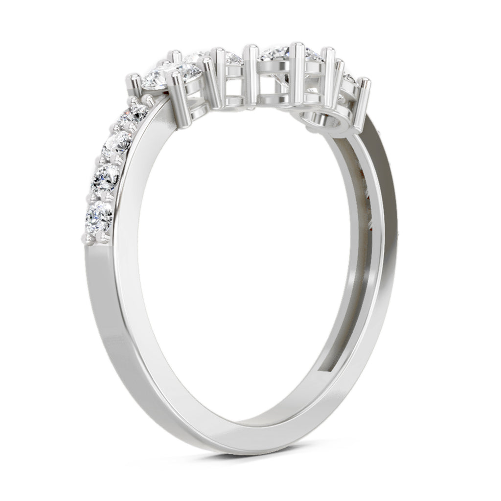 0.96 Carat Open Ring FG VS Diamond