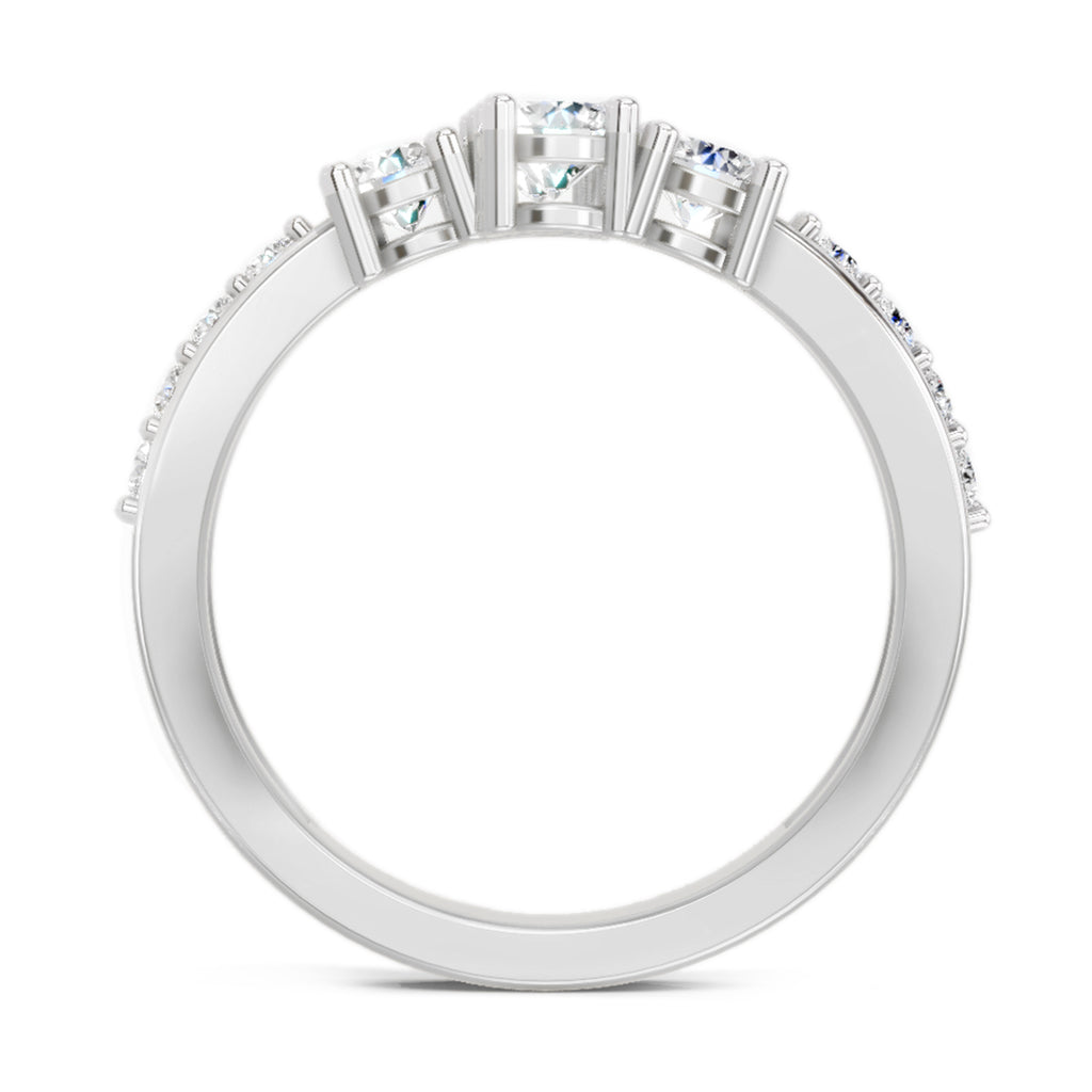 0.96 Carat Open Ring FG VS Diamond
