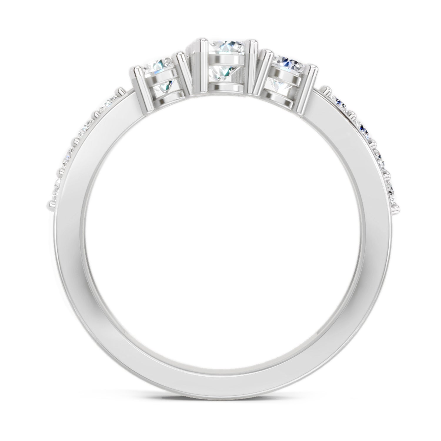 0.96 Carat Open Ring FG VS Diamond