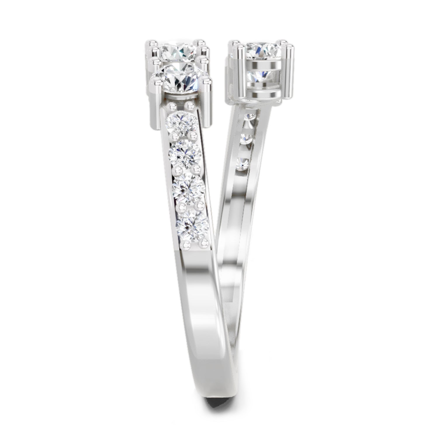 0.96 Carat Open Ring FG VS Diamond