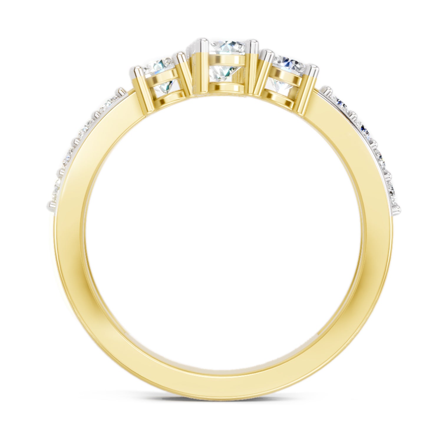 0.96 Carat Open Ring FG VS Diamond