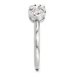 Sparkles 2 Stone Open Ring 0.78 Carat Diamond