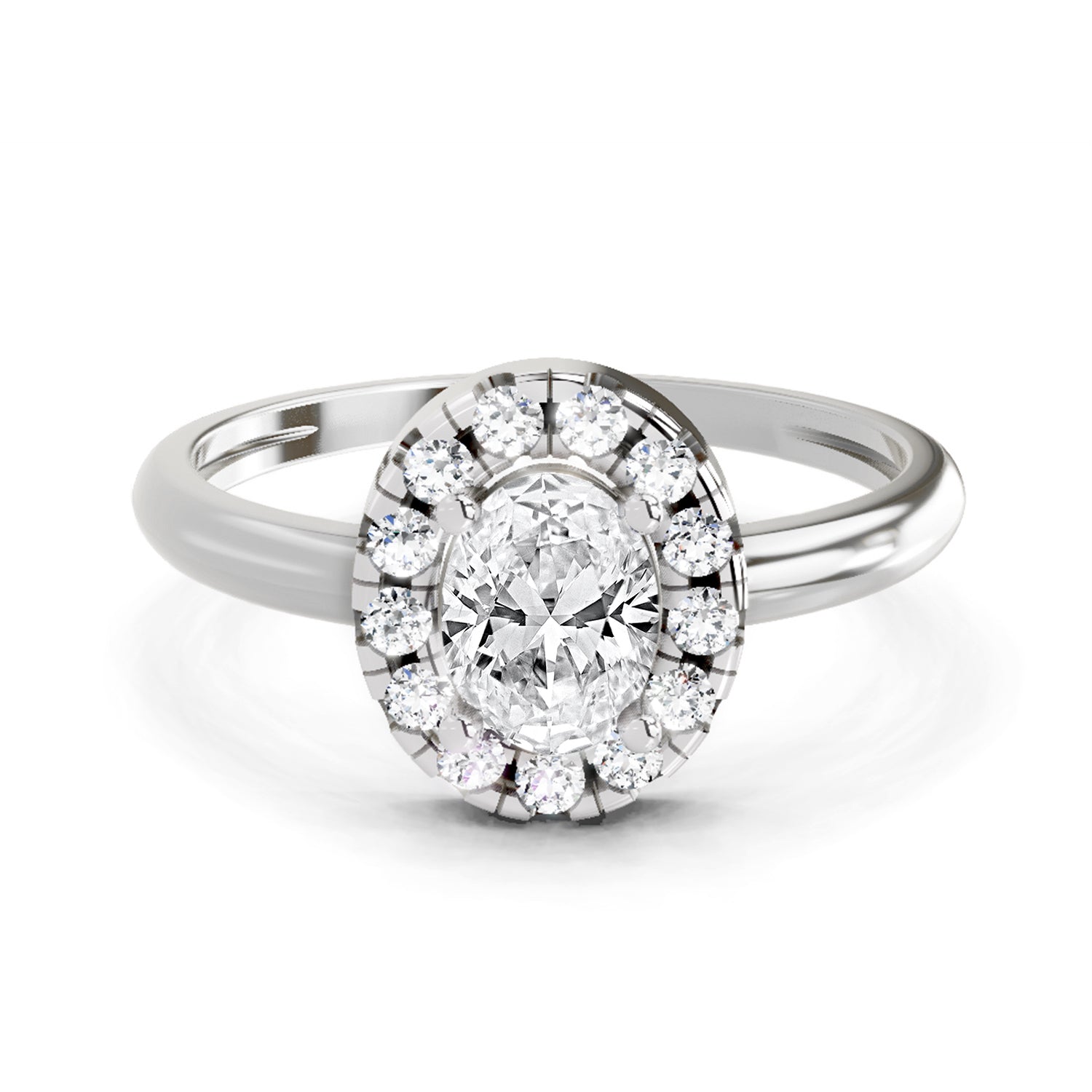 Ring 0.75 Carat Oval Shape Diamond