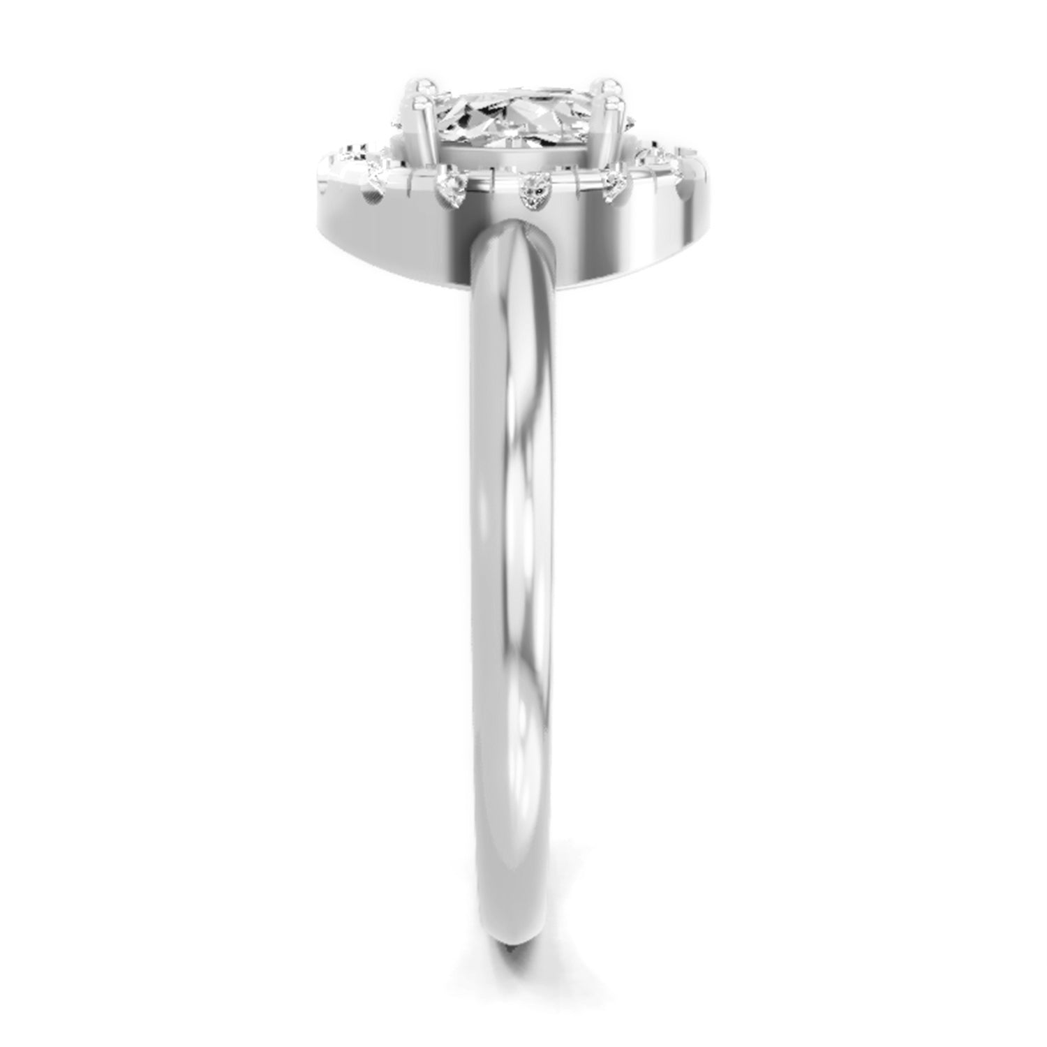 Ring 0.75 Carat Oval Shape Diamond