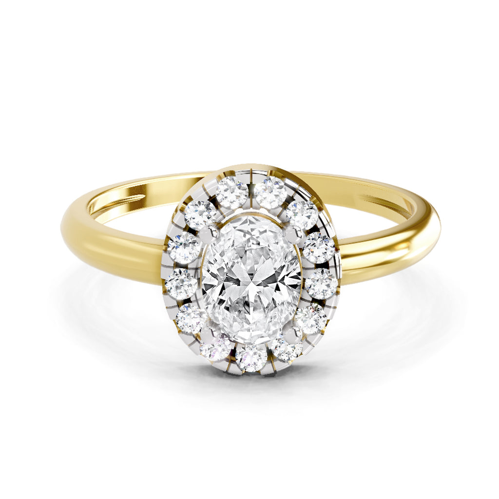 Ring 0.75 Carat Oval Shape Diamond