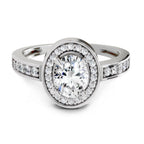 1.1 Carat Oval Ring FG VS Diamond