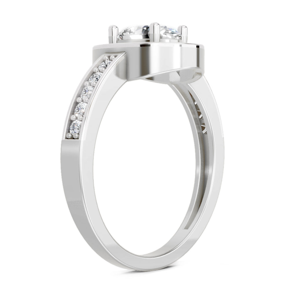 1.1 Carat Oval Ring FG VS Diamond