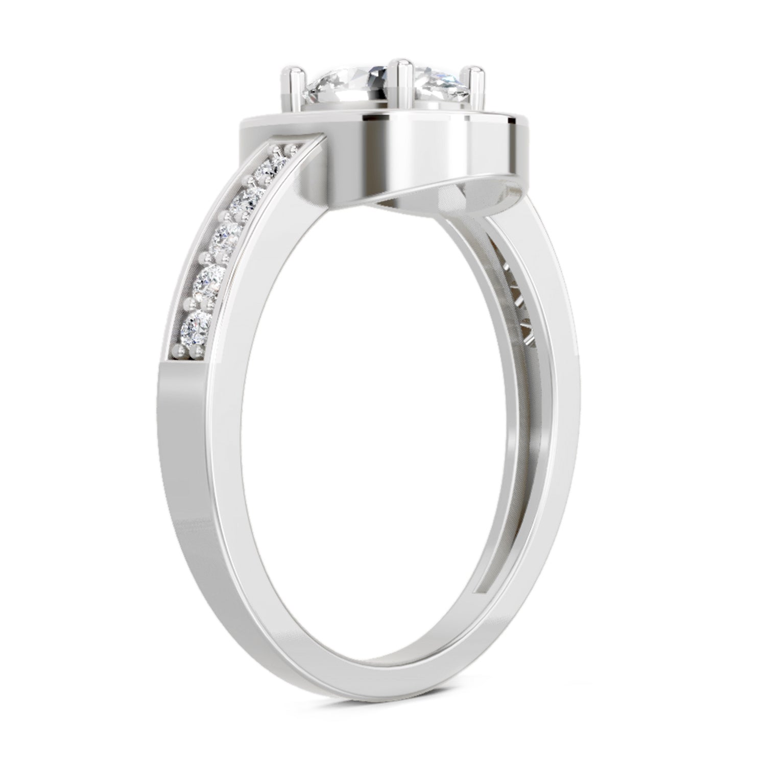 1.1 Carat Oval Ring FG VS Diamond