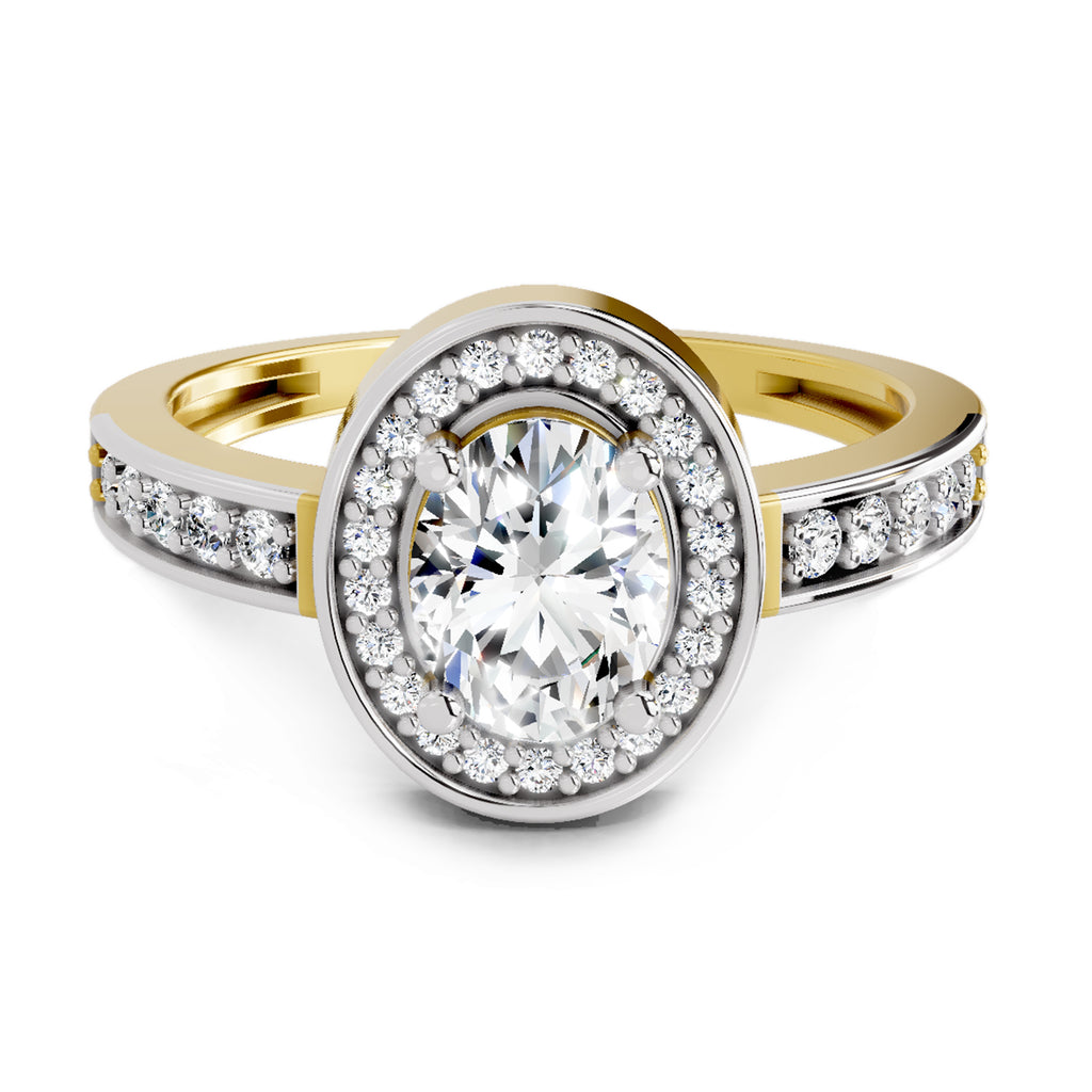 1.1 Carat Oval Ring FG VS Diamond