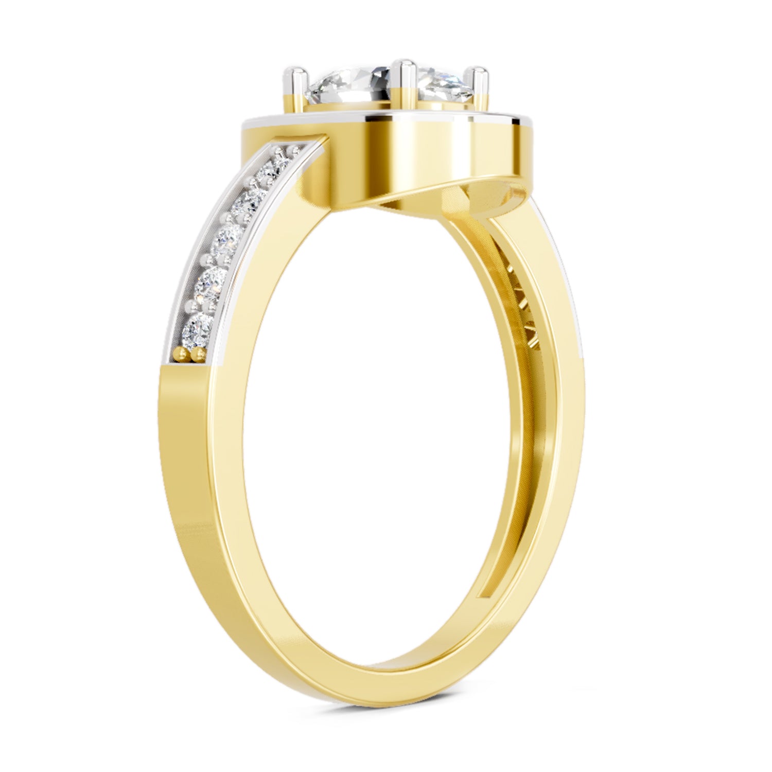 1.1 Carat Oval Ring FG VS Diamond