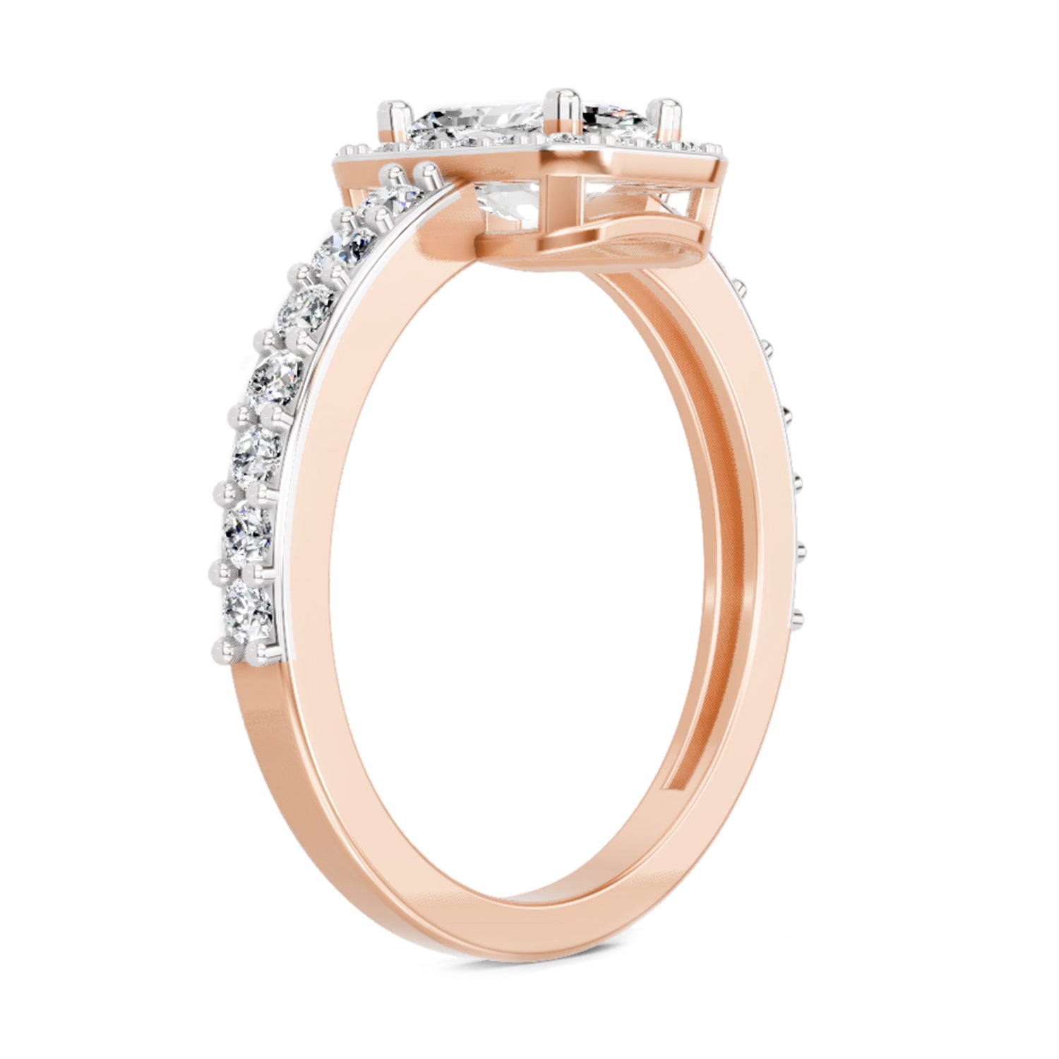 1.23 Carat Square Ring FG VS Diamond
