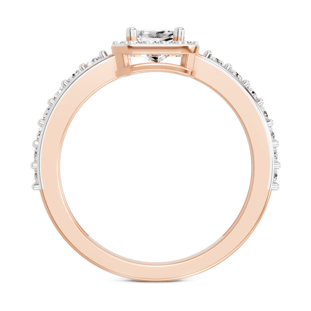 1.23 Carat Square Ring FG VS Diamond
