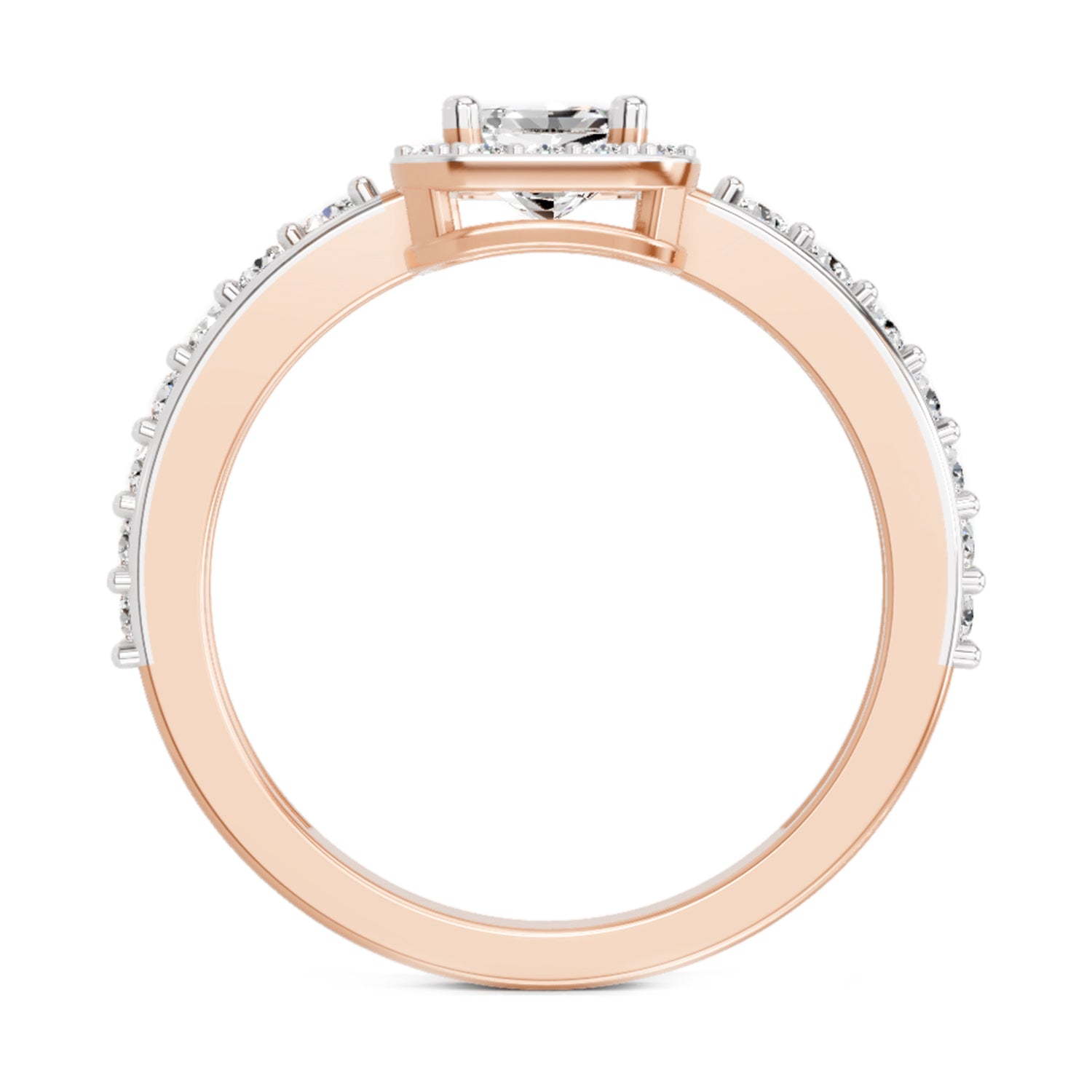1.23 Carat Square Ring FG VS Diamond