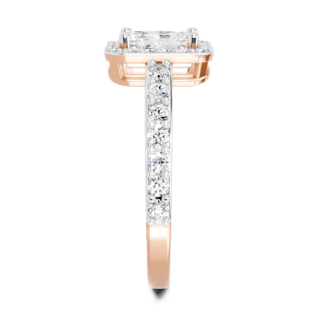 1.23 Carat Square Ring FG VS Diamond