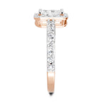 1.23 Carat Square Ring FG VS Diamond