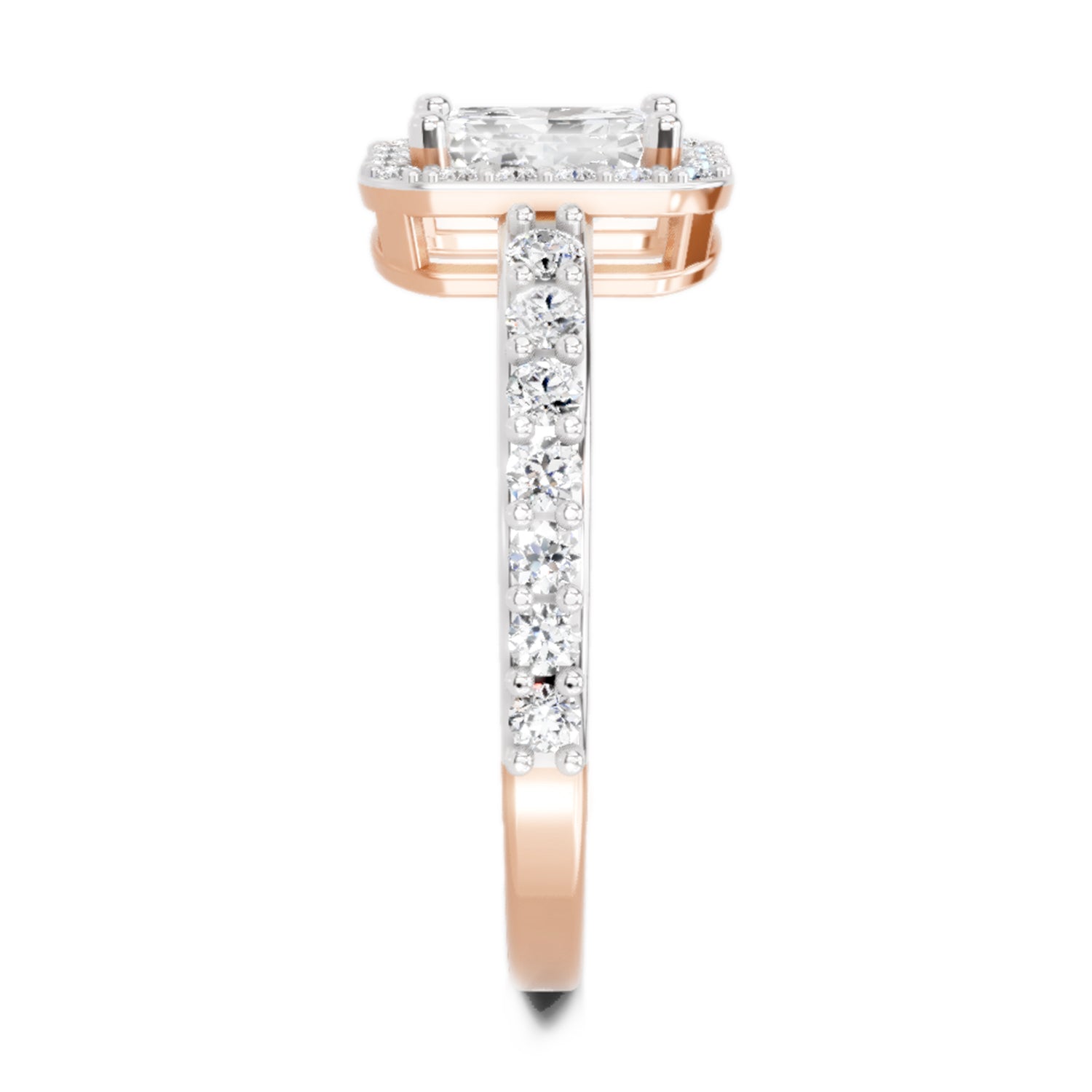 1.23 Carat Square Ring FG VS Diamond