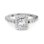 1.23 Carat Square Ring FG VS Diamond