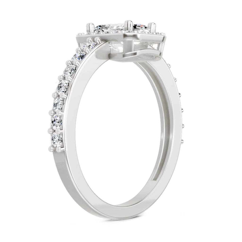 1.23 Carat Square Ring FG VS Diamond