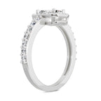 1.23 Carat Square Ring FG VS Diamond