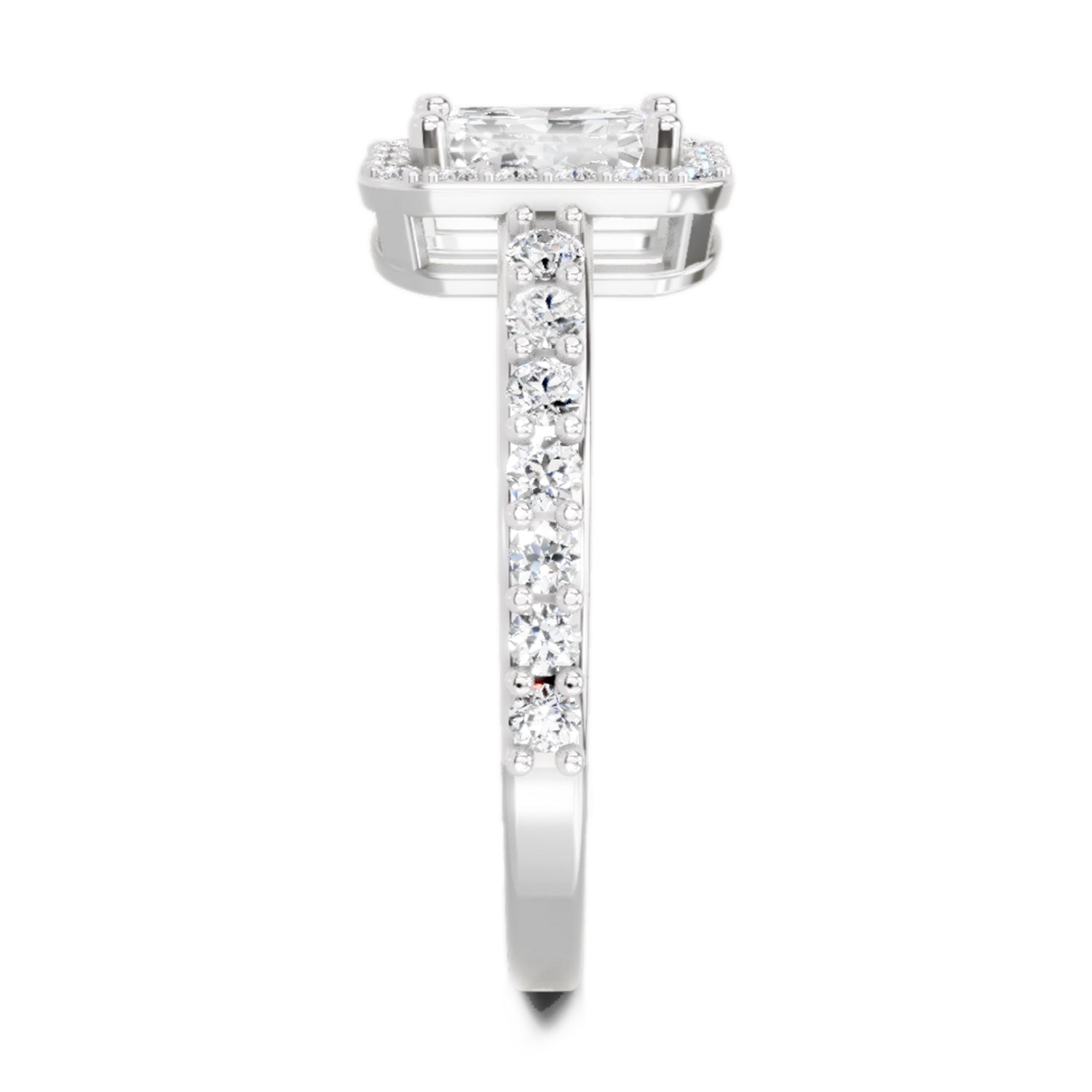 1.23 Carat Square Ring FG VS Diamond