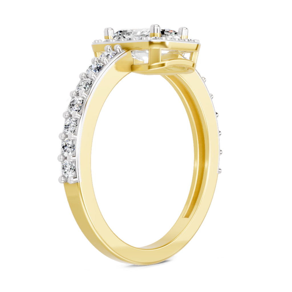 1.23 Carat Square Ring FG VS Diamond