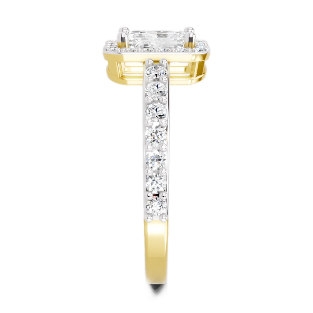 1.23 Carat Square Ring FG VS Diamond