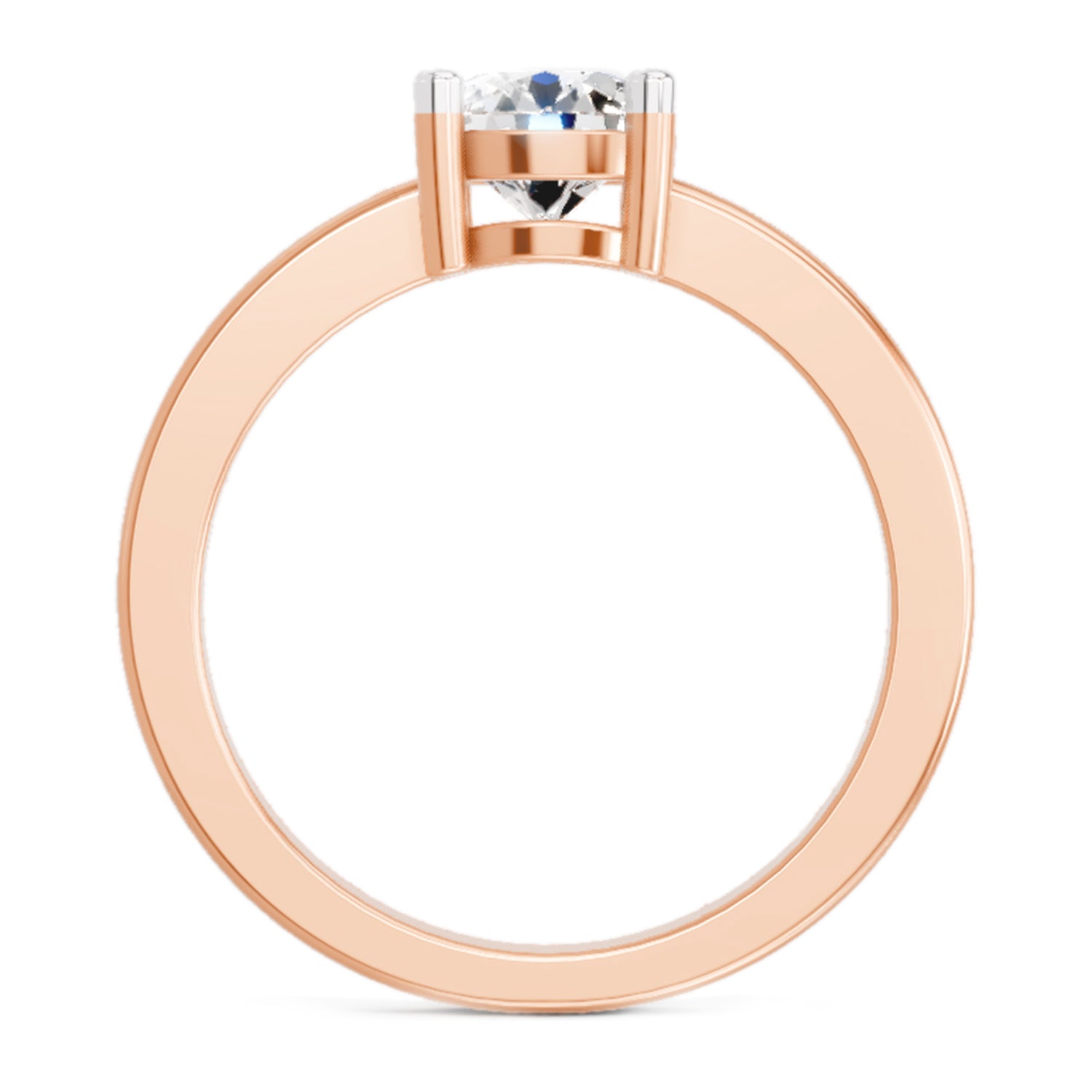 1 Carat Round Solitaire Ring FG VS Diamond