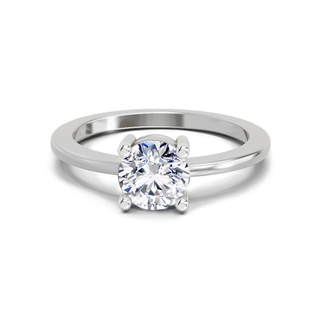 1 Carat Round Solitaire Ring FG VS Diamond