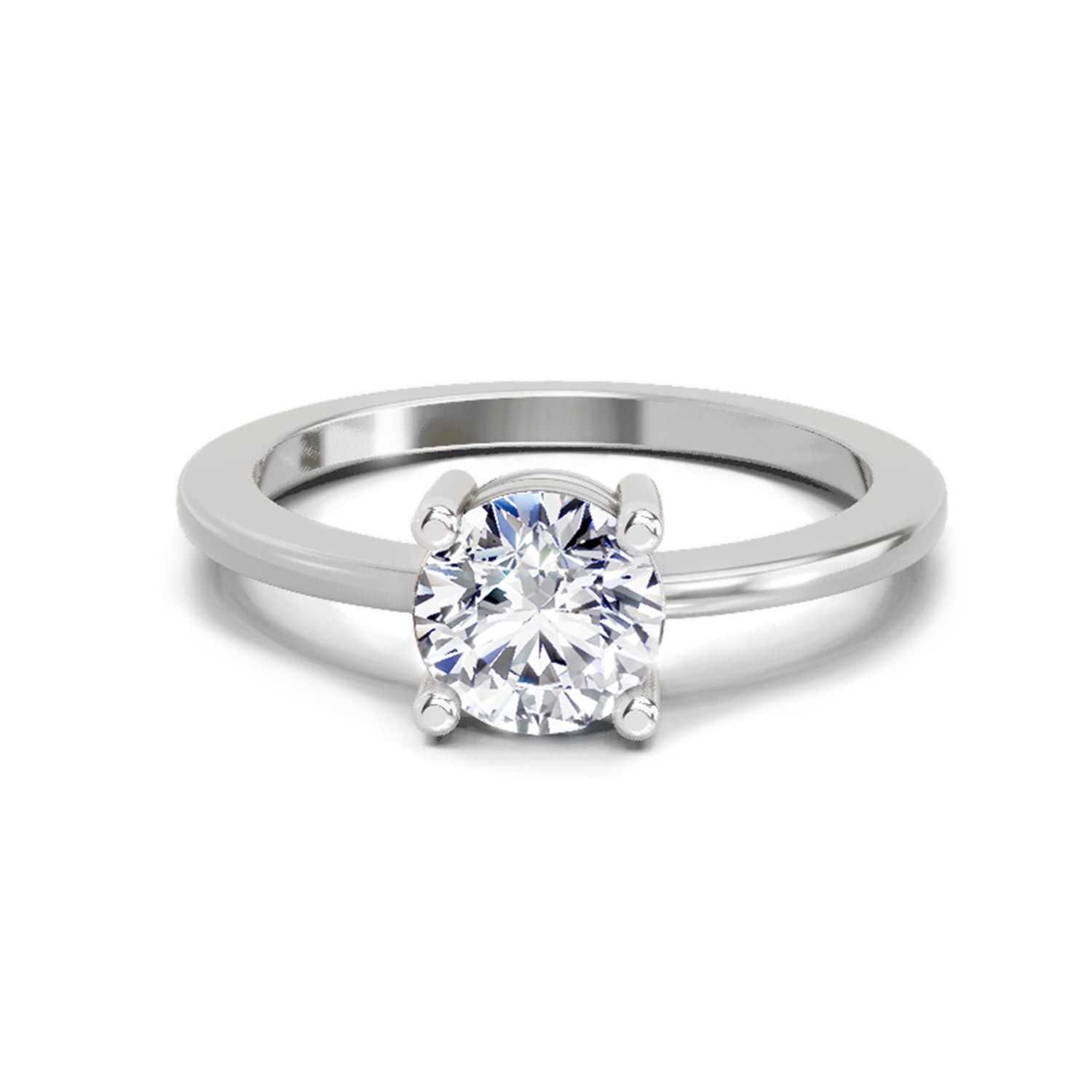 1 Carat Round Solitaire Ring FG VS Diamond